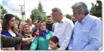CHP'li Heyet Samsun'da Halkla Buluştu Vatandaşlar Sorunlarını Anlattı